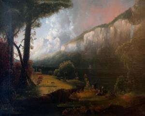 SMITH John Rubens 1775-1849,ALONG THE JUNIATA,Potomack US 2020-02-08