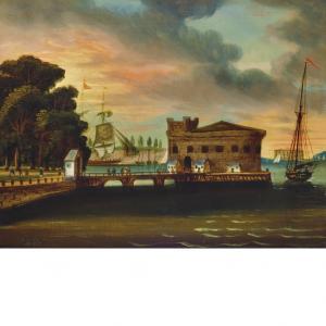SMITH John Rubens 1775-1849,View of Battery Park at Castle Garden, New York,William Doyle 2013-04-22