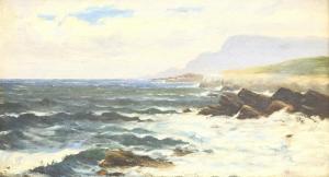 SMITH John Wells 1870-1888,Waves Breaking on the Coast,1900,David Duggleby Limited GB 2020-10-03