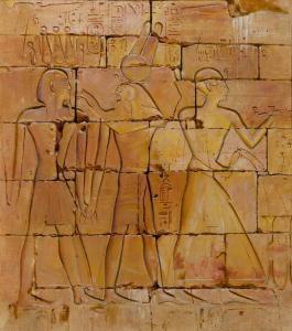 SMITH Joseph Lindon,Detail from the Wall of Luxor Temple Remnants of a,1915,William Doyle 2023-05-17