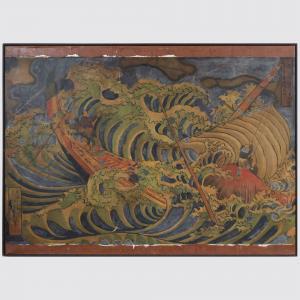 SMITH Joseph Lindon 1863-1950,Japanese Storm,Stair Galleries US 2023-11-09