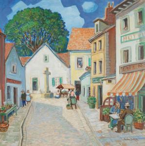 SMITH Jules Andre 1880-1959,Town Scene,Shapiro Auctions US 2023-10-21