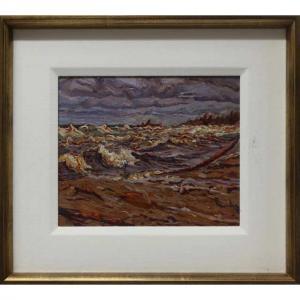 SMITH KELVIN 1961,BLUSTERY DAY, LAKE SUPERIOR,2017,Waddington's CA 2020-08-22