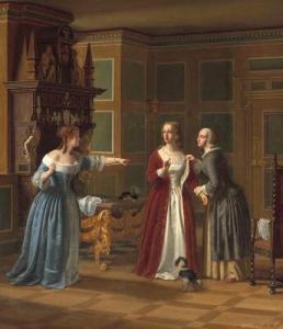 SMITH L. A,\“Dronning Sophie Amalie lader den fangne Eleonore,1847,Bruun Rasmussen 2020-12-01