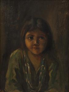 SMITH Langdon 1870-1959,Portrait of a Native American girl,John Moran Auctioneers US 2018-05-22