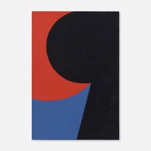SMITH Leon Polk 1906-1996,Black, Red and Blue,1960,Wright US 2023-09-13