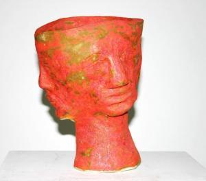 SMITH Linda,3 Heads vessel with BeatriceWood's glaze,2006,MiMo Auctions US 2010-10-24
