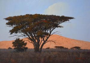SMITH Malachi 1948-2012,African Landscape with a Tree,Jacobs & Hunt GB 2021-10-22