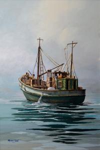 SMITH Malachi 1948-2012,Study of a Fishing Vessel,Jacobs & Hunt GB 2021-10-22