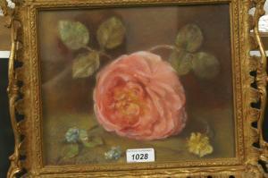 SMITH Marie Vaughan 1892,Still Life, Old Pink Rose and Forget,Bamfords Auctioneers and Valuers 2007-03-21