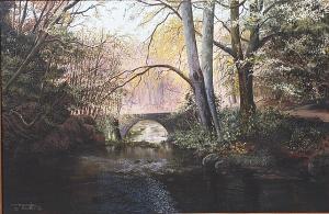 Smith Mawnan 1900-1900,Woodland scene 'The River Lynher, Bodmin Moor',1985,Bonhams GB 2008-06-12