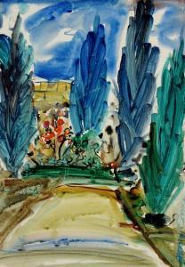 SMITH Mervyn Ashmore 1904-1994,Garden Path,Elder Fine Art AU 2023-07-31