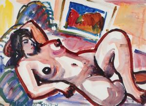 SMITH Mervyn Ashmore 1904-1994,Nude Reclining,Elder Fine Art AU 2023-09-03