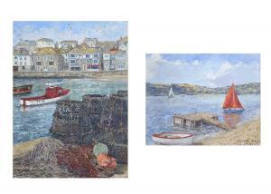 SMITH Michael 1951,St Ives Harbour,1996,David Lay GB 2024-01-07