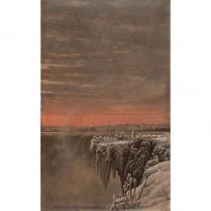 SMITH Mortimer L 1840-1896,Niagara Falls in Winter,1879,William Doyle US 2011-11-17