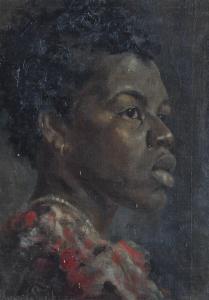 SMITH Muriel 1903-1993,Head portrait of a woman,1953,Burstow and Hewett GB 2012-02-01