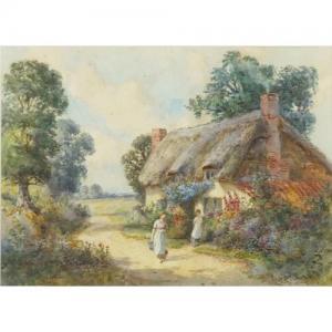 SMITH Noel 1800-1900,Country cottage with figures,Eastbourne GB 2019-05-09