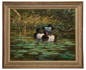 SMITH NORMAN 1949,Tufted duck under the willows,Duke & Son GB 2021-12-10
