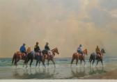 SMITH Peter 1949,Horses on the Surf,David Duggleby Limited GB 2021-09-04