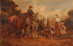 SMITH PHILIP J,Horse and figures on a country path,1903,Tennant's GB 2019-09-14