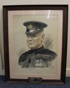 SMITH R.C 1900,portrait of a police office,Henry Adams GB 2023-03-23