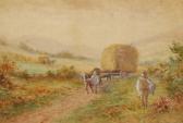 SMITH R. Christie,farm workers and horse drawn hay cart returning fr,Burstow and Hewett 2007-05-02