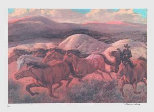 SMITH Rockwell 1955,THE WILD HORSE RUNNERS,1980,Ro Gallery US 2023-10-20