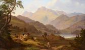 SMITH Samuel Mountjoy 1830-1857,The Langdale Pikes overlooking Ellerwater,Tennant's GB 2017-11-18