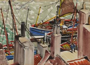 SMITH Stanley 1927-1938,Dockside,Simon Chorley Art & Antiques GB 2021-04-27