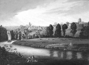 SMITH T.A. Collyer,A Cappriccio River Landscape with Village and coun,1847,Bonhams GB 2003-03-05