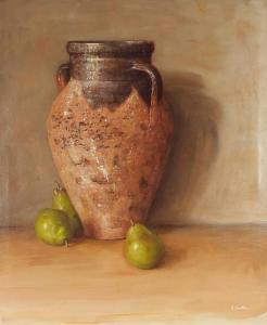 SMITH Thomas Stuart 1813-1849,Still life pears and vessel,Eastbourne GB 2021-08-03