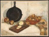SMITH Virginia,Still life with a cast iron skillet and onions,Eldred's US 2014-06-07