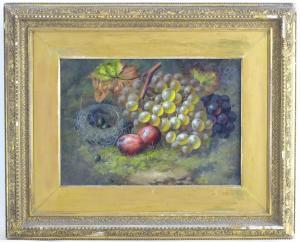 SMITH William Harding 1848-1922,A still life study of fruit leaves, and a ,1834,Claydon Auctioneers 2021-02-18