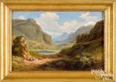 SMITH William Russell 1812-1896,Village of Llanberis, Wales,1860,Pook & Pook US 2021-05-21