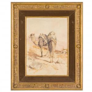SMITH Xanthus Russell 1838-1929,Cammelli nel deserto,Wannenes Art Auctions IT 2024-02-06