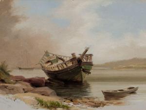 SMITH Xanthus Russell 1838-1929,Southwest Harbor, Maine,1888,Barridoff Auctions US 2023-11-18