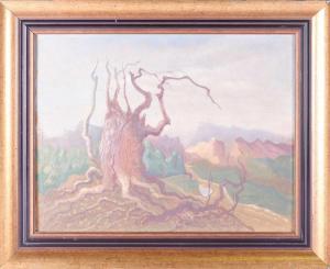 SMITHARD George Salisbury 1873-1919,A large expired tree in a landscape, named,Dawson's Auctioneers 2020-09-30