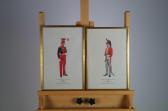 SMITHERMAN P. H 1910-1982,Military Prints, Dragoon officers uniforms,Halls GB 2020-09-02