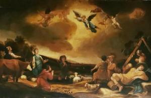 SMITS Frans Marcus 1760-1833,Zwiastowanie pasterzom,Rempex PL 2020-11-18