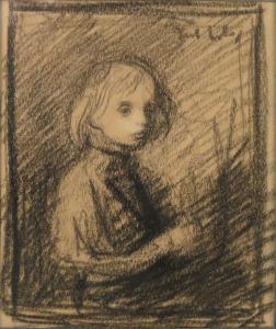 SMITS Jakob 1855-1928,Kinderportret,The Romantic Agony BE 2016-04-29