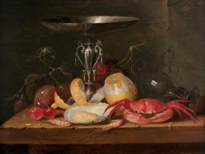 SMITS Theodoor 1659-1679,Tazza, citron et fruits de mer sur,Artcurial | Briest - Poulain - F. Tajan 2022-11-09
