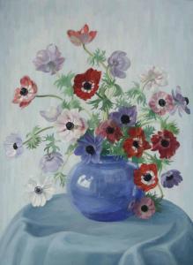 SMORENBERG Dirk 1883-1960,A still life with anemones in a blue vase,Christie's GB 2012-03-13