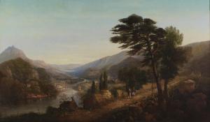 SMYTH Henry,Extensive Landscape View of the Vale of Llangollen,1870,Tooveys Auction 2019-12-04
