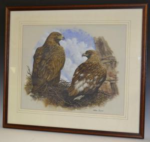 SMYTH James 1780-1843,Juvenile Golden Eagles,Bamfords Auctioneers and Valuers GB 2016-10-26