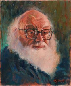 SMYTH Norman J. 1933,PORTRAIT OF JOHN BRATBY,Ross's Auctioneers and values IE 2024-11-06