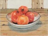 SMYTH Norman J. 1933,STILL LIFE BOWL OF FRUIT,Ross's Auctioneers and values IE 2024-04-17