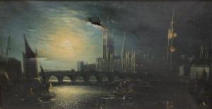 SMYTHE Ansdele,The River Thames by moonlight,Moore Allen & Innocent GB 2016-07-08