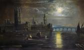 SMYTHE Ansdele,Westminster from the Thames by Moonlight,John Nicholson GB 2019-03-27