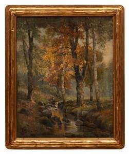 SMYTHE Eugene Leslie 1857-1932,Landscape with Creek,Neal Auction Company US 2023-01-11