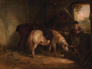 SMYTHE Thomas 1825-1907,Feeding the ponies,Bonhams GB 2024-03-13